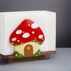 Mushroom Kitchen Napkin Holder Decor - Cute Red Unique Vintage Retro
