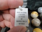 Vintage The Bombay Company Wood Solitaire Game 36 Heavy Marbles 1994 Set