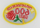 Vintage Portland Oregon Bowling Association Rose 600 Series Round Patch