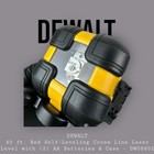 Dewalt Dw08802 Red Self-leveling Cross Line Laser Level With 2 Batteries   Case