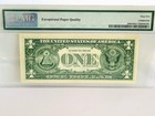 1963  1 B- New York Pmg 65 Epq - Mismatched Serial Number - Error Note - 845 846