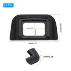 Dk-20 Viewfinder Eyepiece Eyecup  2 Pack Camera Eyecup Eye Cup  Black