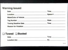     Best      10 No Illegal Parking Violation Warning Tow Stickers  scrape-to-remove