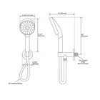 New Brushed Nickel Lattimore Shower System With Rainfall Shower Head And Hand
