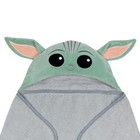 Lambs   Ivy Star Wars The Child baby Yoda grogu Gray Hooded Baby Bath Towel