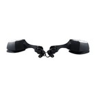 Rear View Mirrors Led Turn Signal Light Fit For Kawasaki Ninja Zx10r 16-25 Black