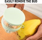 1 2pcs 2-in-1 Vegetable Peeler Stainless Steel Fruit With Peel Storage Box