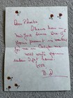 Bette Davis Signed Letter Original Envelope   Cut Auto Jsa Rare
