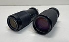 Lot Of 2 Assorted Vivitar Nikon Mount Zoom Camera Lenses