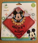 Baby On Board Disney Baby Mickey Mouse On Board Car Window Sign Safety 1st 