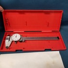 Vtg Mitutoyo 505-637-50 6  Dial Caliper In Original Case W manual Japan