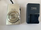 Canon Powershot Elph 310 Hs 12 1mp Digital Camera Silver W charger   Battery 