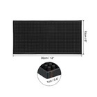 Bar Mat 12 x6 x0 4  Non-slip Bar Service Cup Mat Spill Mat Black