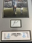 Framed Lionel Messi Facsimile Signed World Cup 2022 Argentina