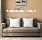 Utopia Bedding Throw Pillow Inserts 18x18 Set Of 2   Brand New Vacuum Sealed 