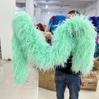 Ostrich Feather Boa 2 Meters Extra Fluffy And Dense For Evening Gown Plume Shawl