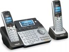 Vtech 2-line Cordless Phone System With Answering Machine   Mailbox 2 Handsets