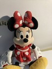Disney Store 13    Minnie Mouse Plush Stuffed Animal Doll Red Dress   Bow Gr53