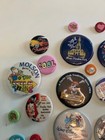 Lot Of 52 Pin Buttons Disney Beer Advertising See Photos Nice