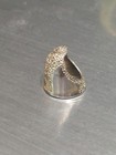 Vintage 1975 Gold Plated Carol Bradley Thimble  Open Nail