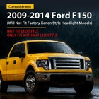 Front Headlights Assembly Left   Right Compatible With Ford F150 2009 2010 2011