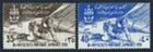 Uar C4-c5  Mnh  Michel 7-8  3rd Pan-arab Boy Scout Jamboree  1958 