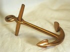 Brass Nautical Ships Boat Anchor Paperweight