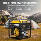 3500-watt Portable Inverter Generator Gas Powered 29 2a 120v With 3 Outlets