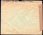 Austria To Usa Old Censored Airmail Cover