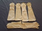 Vintage  6 Pairs Ladies Womens White Gloves