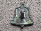 Solid Bronz  Brass Early 1900s Ohio Bell Telephone Co Underground Cable Rte Sign