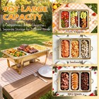 9qt Fully Gold-plated 304 Stainless Steel Chafing Dish Set