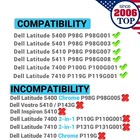 New Us Backlit Keyboard For Dell Latitude 5400 5401 5410 5411 7400 7410 3j9fc