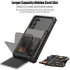 For Samsung Galaxy A15 A25 A35 A16 A54 Shockproof Card Holder Wallet Case Cover