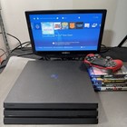 Sony Ps4 Playstation 4 Pro 1tb Console Bundle   - New Thermal Paste   Cleaned