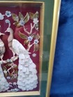 Vintage Seashell Peacock Mcm Wall Hanging 16 X 12 Unframed