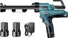 Seesii Caulk Gun Electric Dripless Caulking Gun Cordless Silicone Gun 2 battery