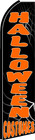 Halloween Costumes Flutter Flag Tall Advertising Sign Feather Swooper Banner