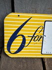 1950s Old Pepsi Cola Soda Pop Metal Price Bottle Cap Sign