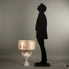 Antique Table Lamp Alabaster Italy Xx Century