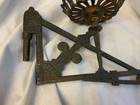 Vintage Cast Iron Oil Lamp Wall Mount