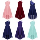 Kids Girls Evening Proms Ball Gown Long Dress High-low Hem Sundress Party Chic