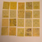 Germany Postage Stamps Used Yellow Orange Green Blue 2m 5b 10m 1920s Lot