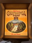 Vintage Olympia Beer Lighted Sign It   s The Water Pale Export Breweriana Working