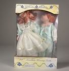 Vintage Victorian Beauty 14    Porcelain Kissing Dolls Original Box