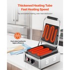 Commercial Panini Press Grill Electric Sandwich Maker Griddle Plate 19x9in