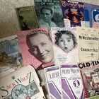 Lot Of Antique Sheet Music Early 1900   s Rare Amazing Graphics