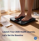 Bathroom Scale For Body Weight  Digital Weight Scales 11 8   x11 8     Black