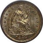 1844 Seated Liberty Half Dime   Pcgs Ms-63
