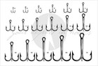 Vmc 9650bn Black Nickel 1x-strong Round Treble Carbon Hooks choose Size package